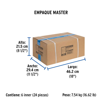 Juego de 2 manerales acrílico humo para regadera, Foset 49463