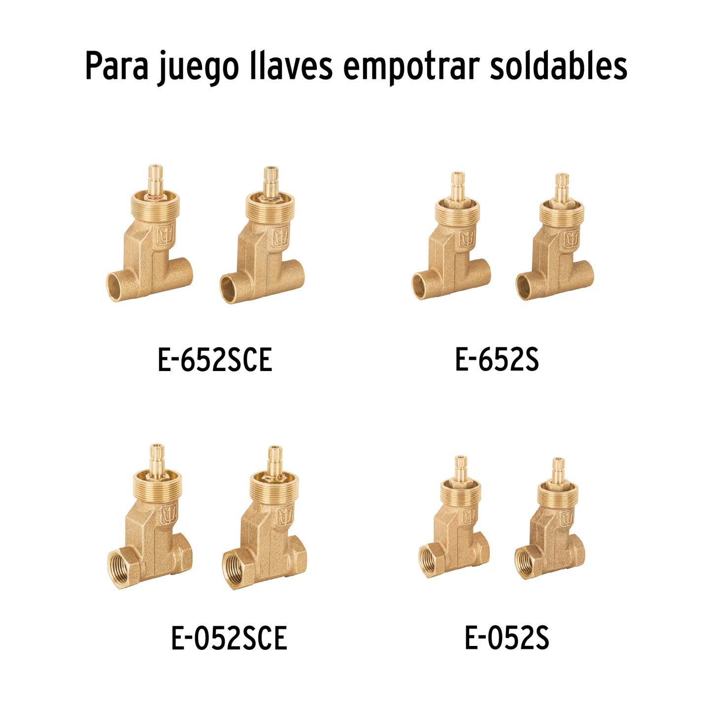 Juego de 2 manerales acrílico azul para regadera, Foset 49461