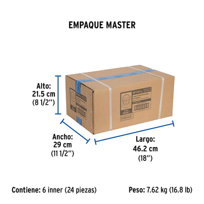 Juego de 2 manerales acrílico azul para regadera, Foset 49461