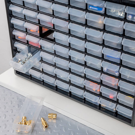 Organizador con 64 gavetas, Truper 10895