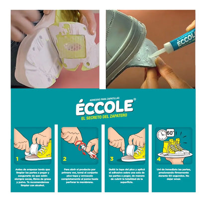 Eccole Pegamento Zapatos Y Zapatillas 9gr Csc Éccole 9g