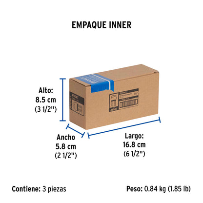 Pichancha con rejilla de latón 1-1/4", FOSET 49047