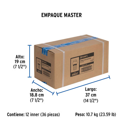 Pichancha con rejilla de latón 1-1/4", FOSET 49047