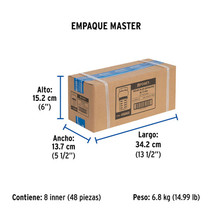 Pichancha tipo check de latón, 1/2", FOSET 49060