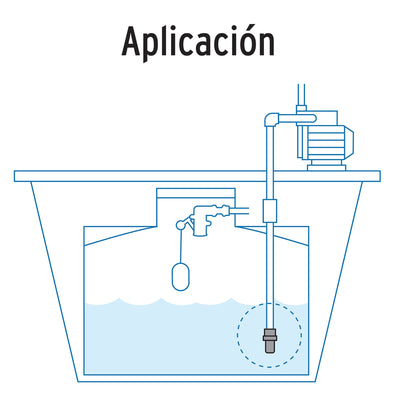 Válvula de pie (pichancha) de 1" de polipropileno, FOSET 48075