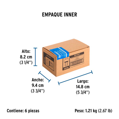 Pichancha con rejilla de latón 1", FOSET 49046