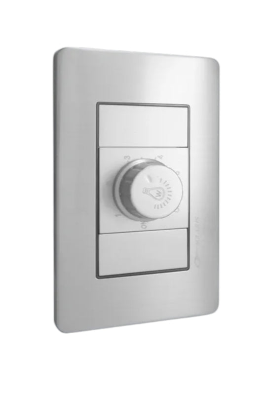 PLACA A5 GRIS CON DIMMER 250W. AL-11-GR