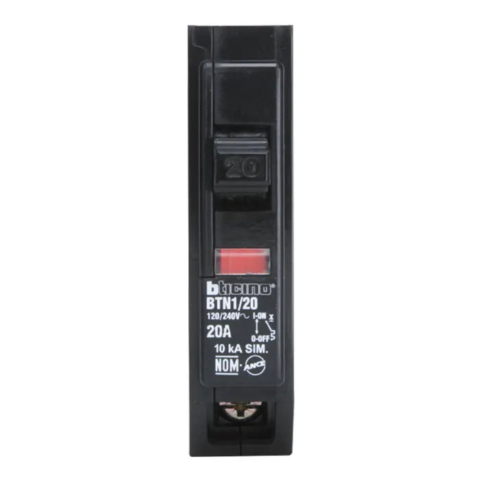 Pastilla Termomagnetica 1x20amp 120v Bticino Btn1/20