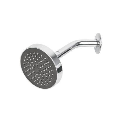 Regadera redonda 4-1/4" brazo y chapetón de acero, Foset 45067