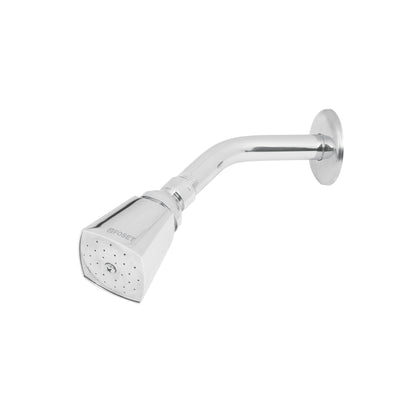 Regadera cuadrada 2" brazo y chapetón de acero, Foset 49248