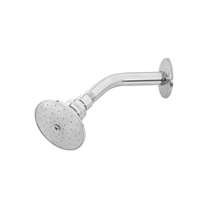 Regadera redonda 3" brazo y chapetón de acero, Foset 45058