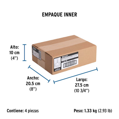Regulador de gas L.P. de 1 vía, FOSET 49225