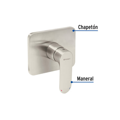 Monomando para regadera, satín, RIVIERA 45200