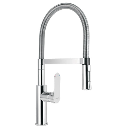 Monomando nariz flexible para fregadero, cromo, FOSET RIVIERA 45195