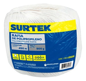 Rafia de polipropileno blanca 2.2 g/m