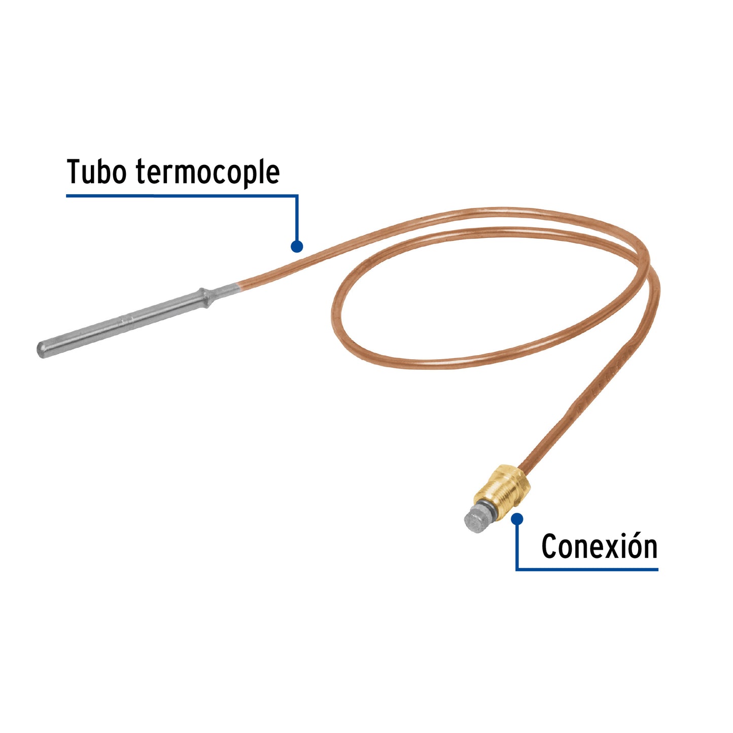 Termocople 60 cm soldable, Foset 49211
