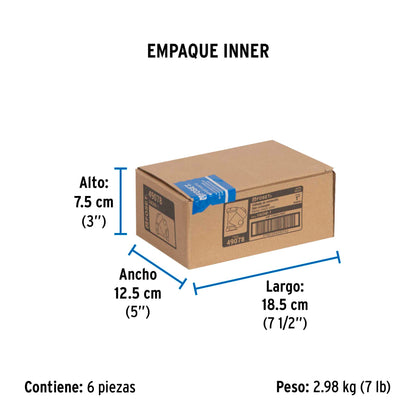 Válvula check de latón de 1", FOSET 49078