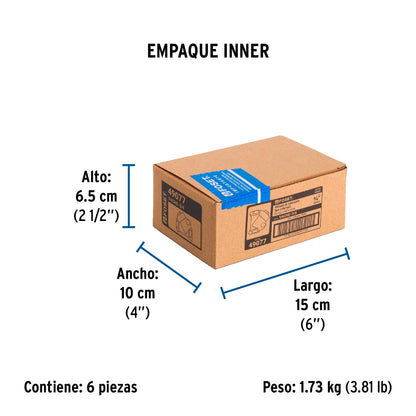 Válvula check de latón de 3/4", FOSET 49077