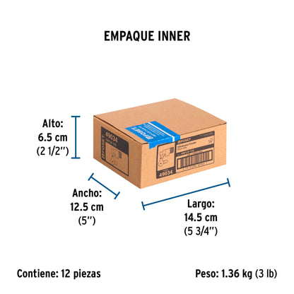 Válvula de flotador de latón 1/2", FOSET 49034