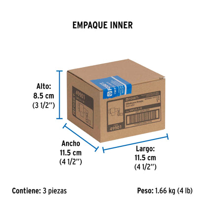 Válvula de flotador de latón 1", reforzada, FOSET 49901