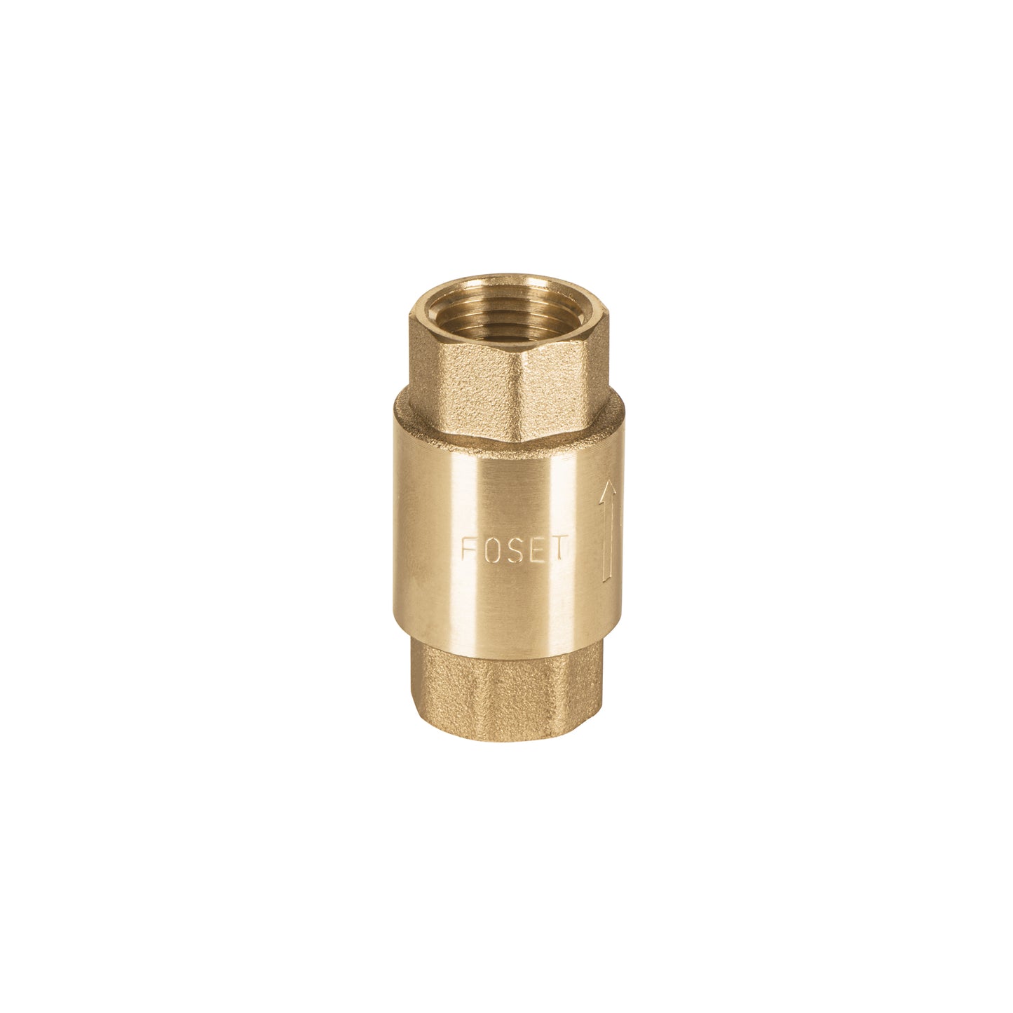Válvula de retención de latón de 1/2", FOSET 49065
