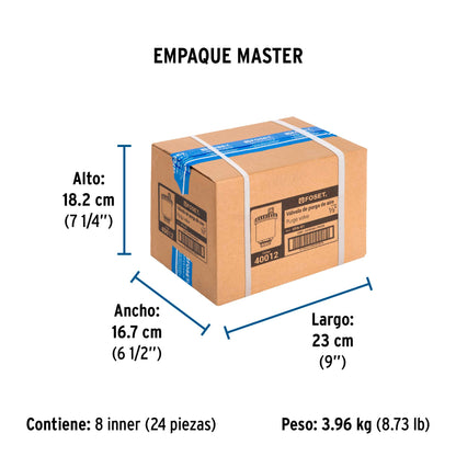 Válvula de purga de aire 1/2", FOSET 40012