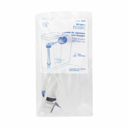 Válvula de llenado de plástico con flotador para tanque bajo 49344