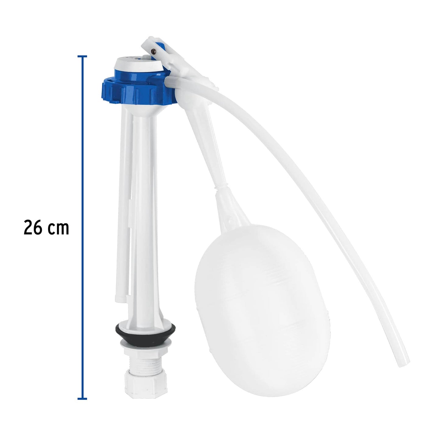 Válvula de llenado de plástico con flotador para tanque bajo 49344