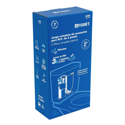 Juego de reparación p/WC, c/válvula de ajuste de altura 45308