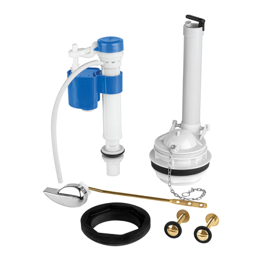 Jgo de reparación p/WC, c/válv ajuste y tornillos metálicos 45309