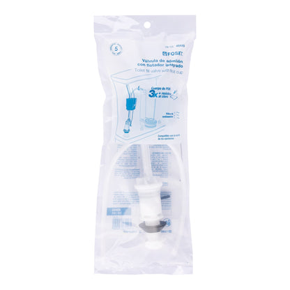 Válvula de llenado c/flotador compacto,regulación con clip 48445