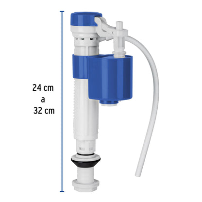 Válvula de llenado, ajustable, de plástico para tanque bajo 49338