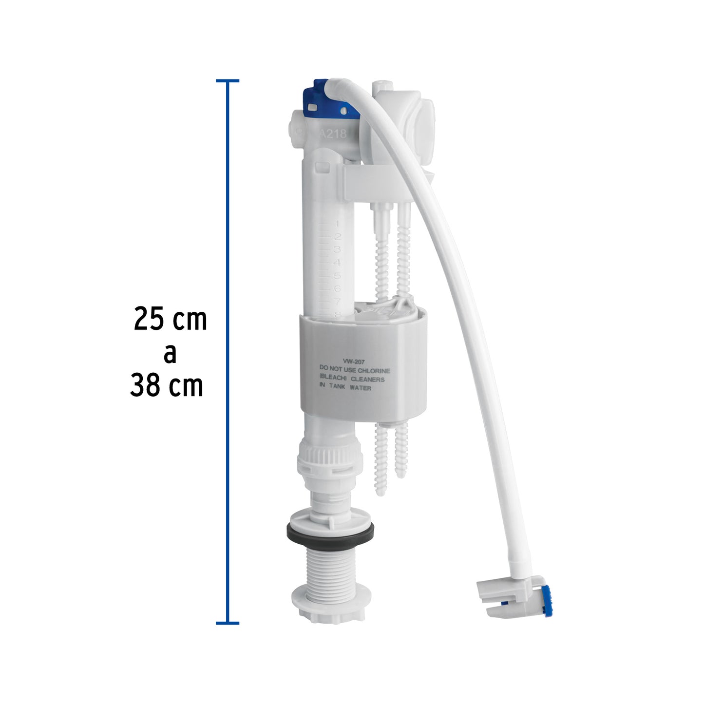 Válvula de llenado con ajuste de altura para WC, FOSET 46285