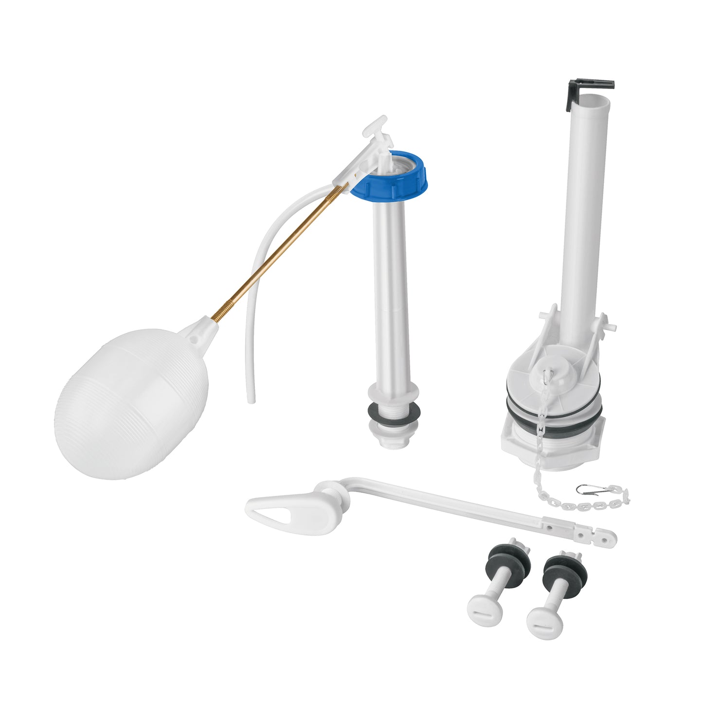 Juego de accesorios para WC, 2" con flotador, BASIC 49326