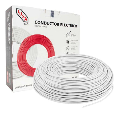 Cordon Pot Spt #14 Awg 300v 60° Blanco 100mts IUSA