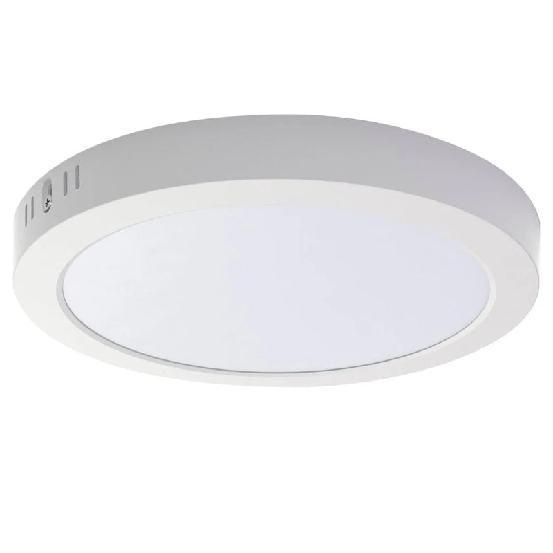 Luminario de LED de sobreponer redondo 12 W, luz de día
